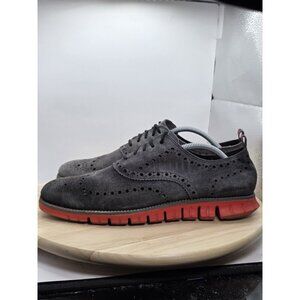 Cole Haan Zerogrand Oxford Men's Size 11 M Wing Suede Wingtip Shoes C14355